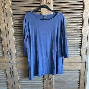 Eileen Fisher Blue Top
